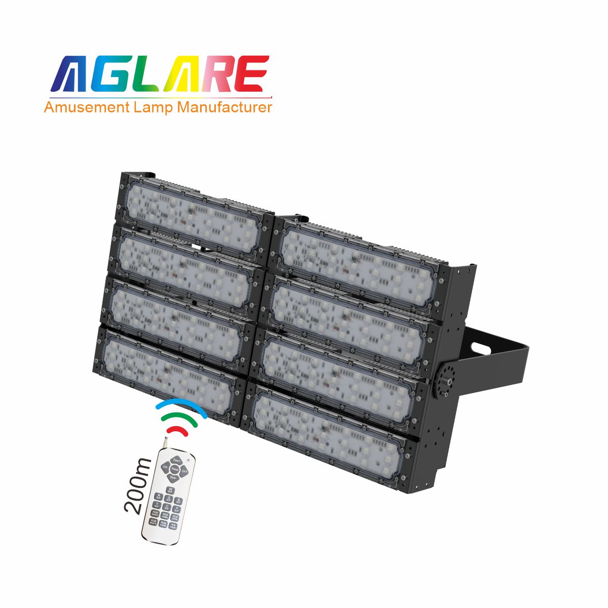 400WLED彩色投光灯泛光灯,变色户外射灯带？？？？？？？仄