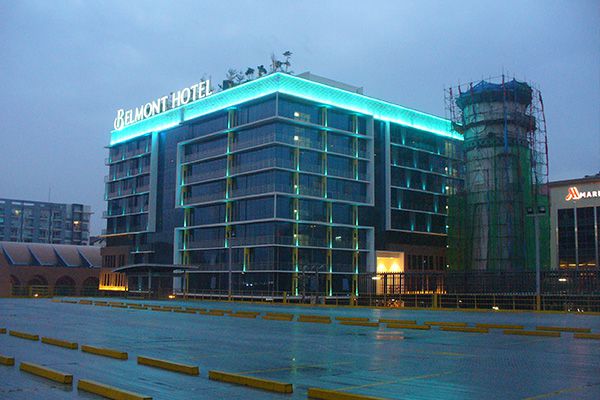 南宫NG28照明的户外装饰灯用在菲律宾旅馆工程项目